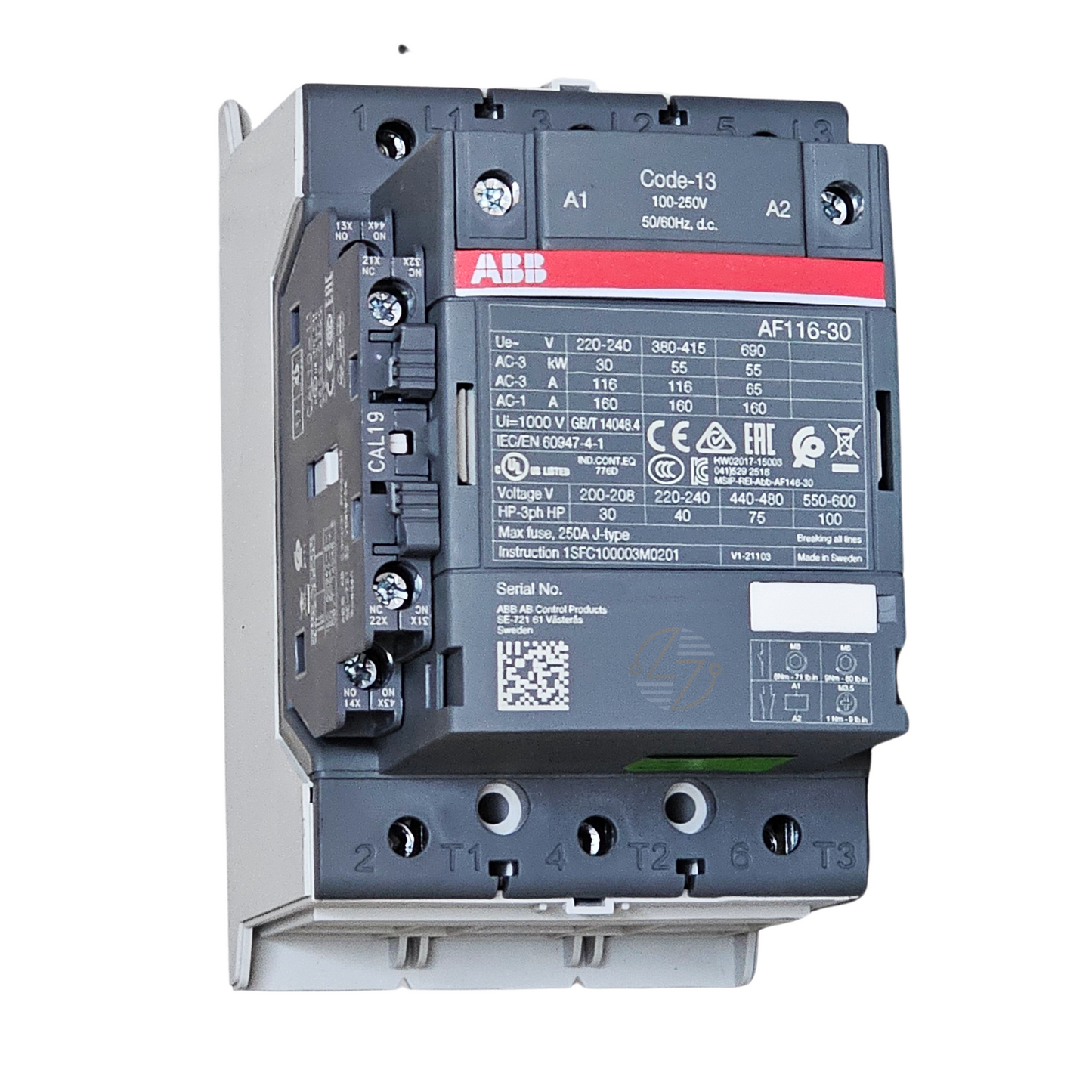 AF116-30-11-13 - ABB 96A Contactor