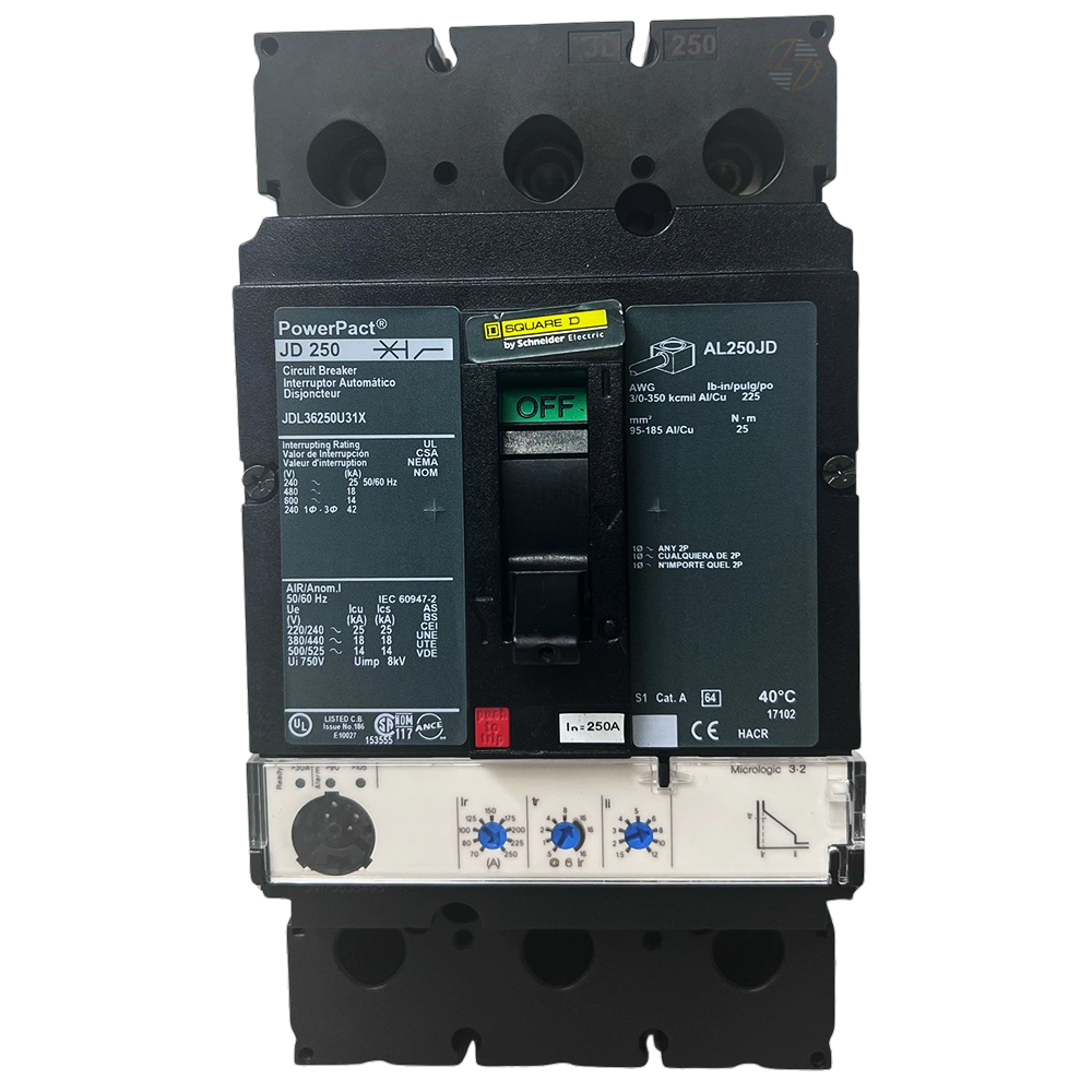 JDL36250U31X - 250Amp Circuit Breaker