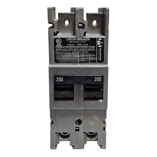 UQFB-200-X1 - Milbank Bolt-On 200Amp Circuit Breaker