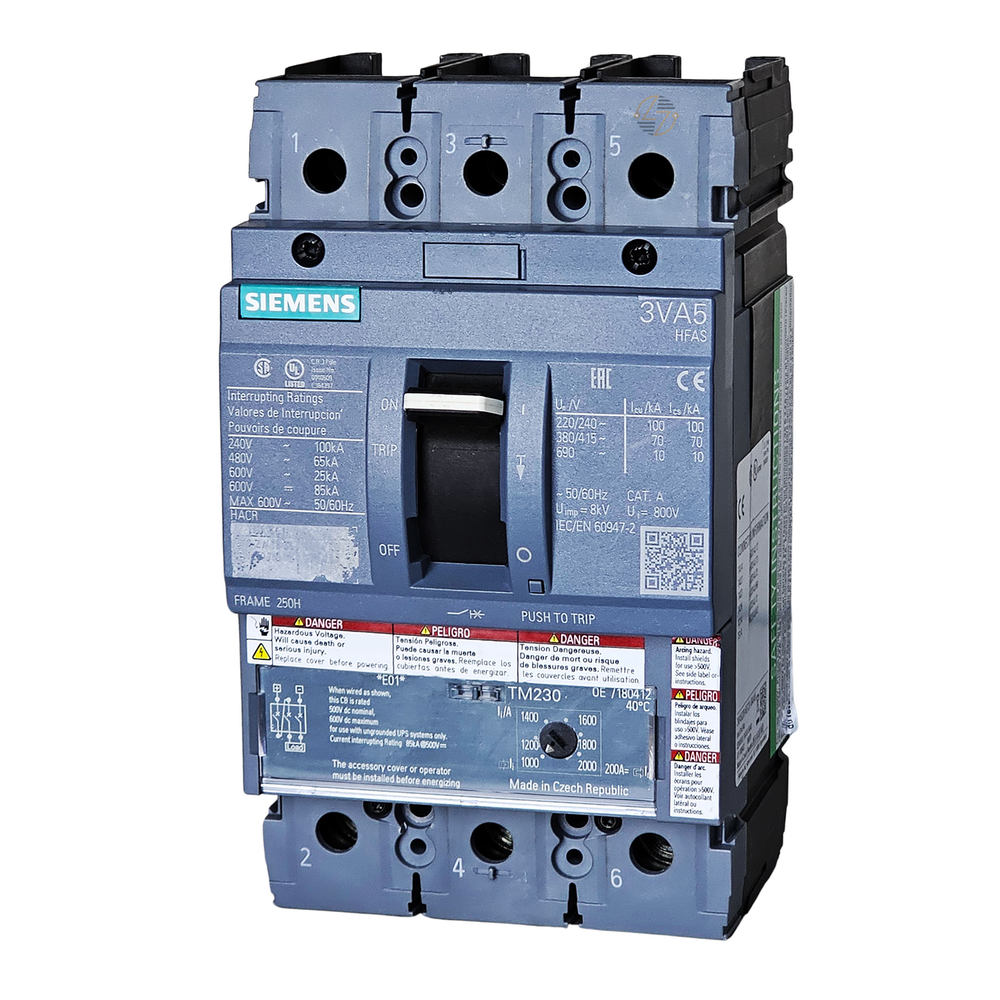 3VA5217-6EC31-0AA0 - HFAS 175 Amp Circuit Breaker