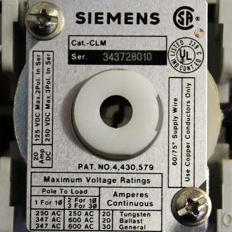 CLM62031 - Siemens Lighting Contactor