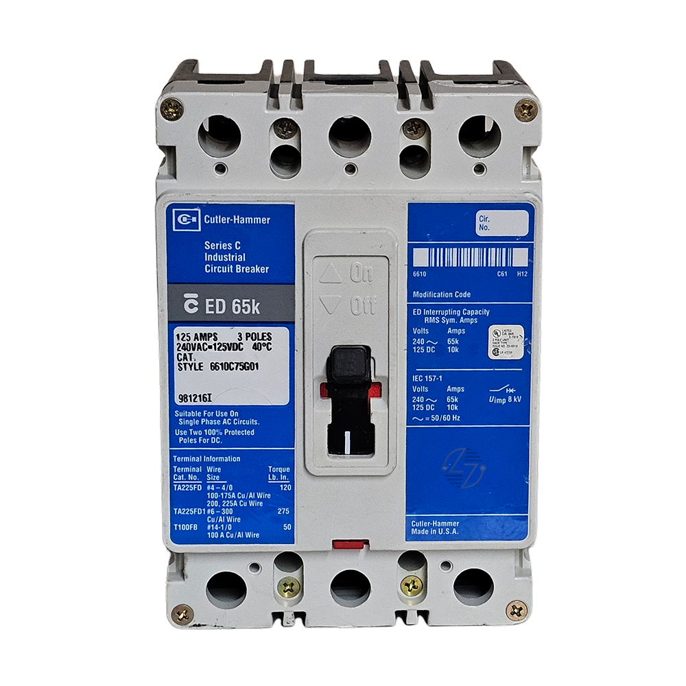 ED3125 **Blue Label** Cutler Hammer Circuit Breaker