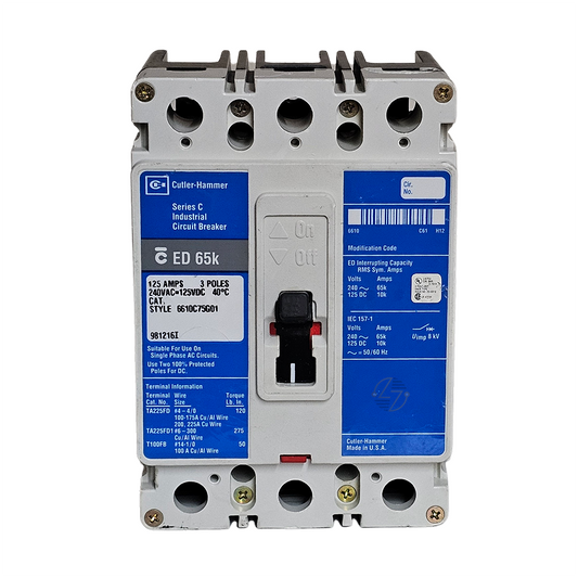 ED3125 **Blue Label** Cutler Hammer Circuit Breaker