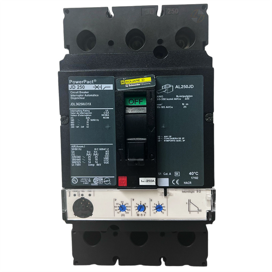 JDL36250U31X - 250Amp Circuit Breaker