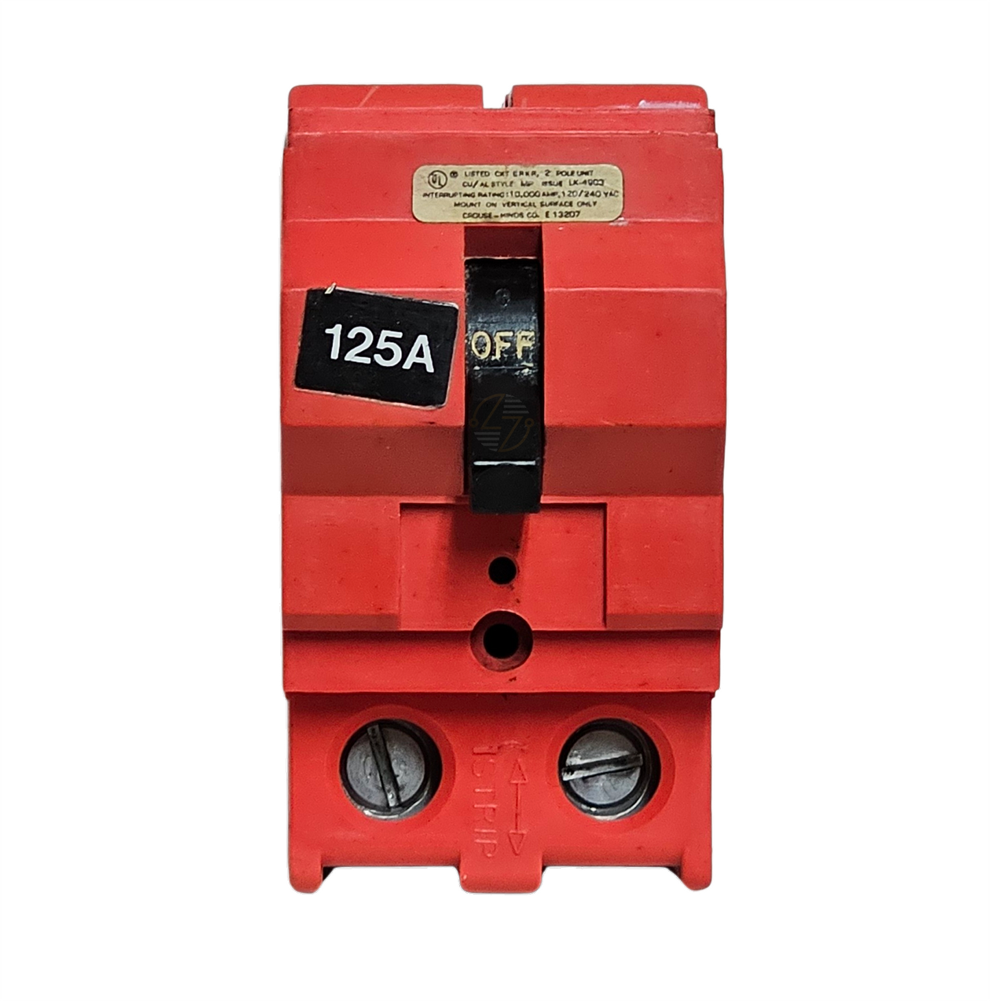 Crouse-Hinds MP2125 - 125 Amp Single Toggle Circuit Breaker with Hump