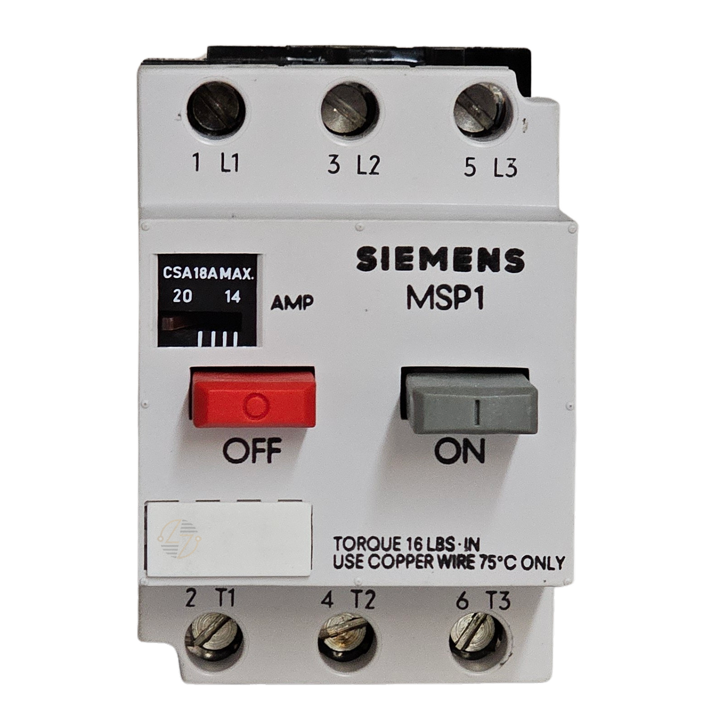 MSP10R - 14-18 Amp Manual Motor Starter