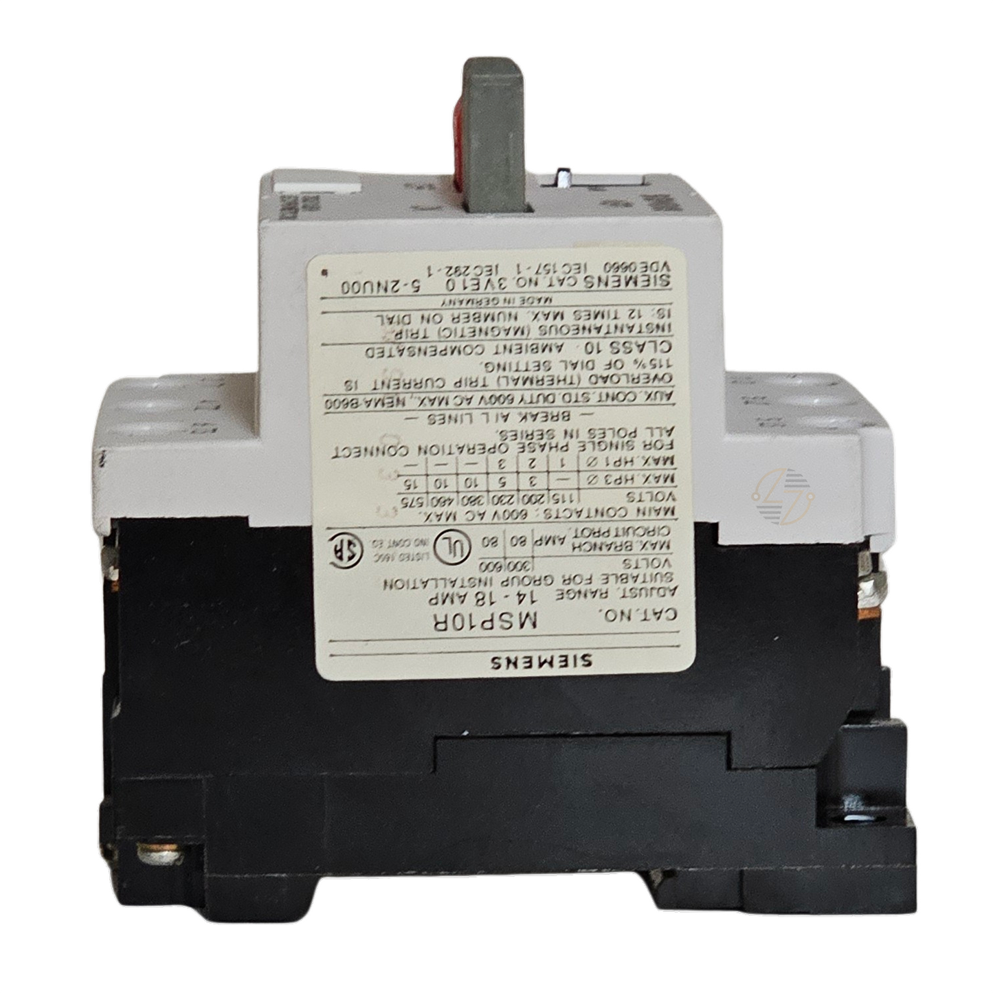 MSP10R - 14-18 Amp Manual Motor Starter