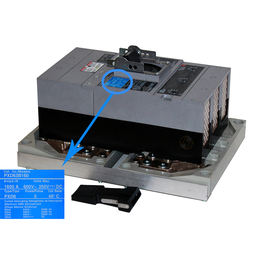 PXD63B160 - 1600Amp Circuit Breaker with Base