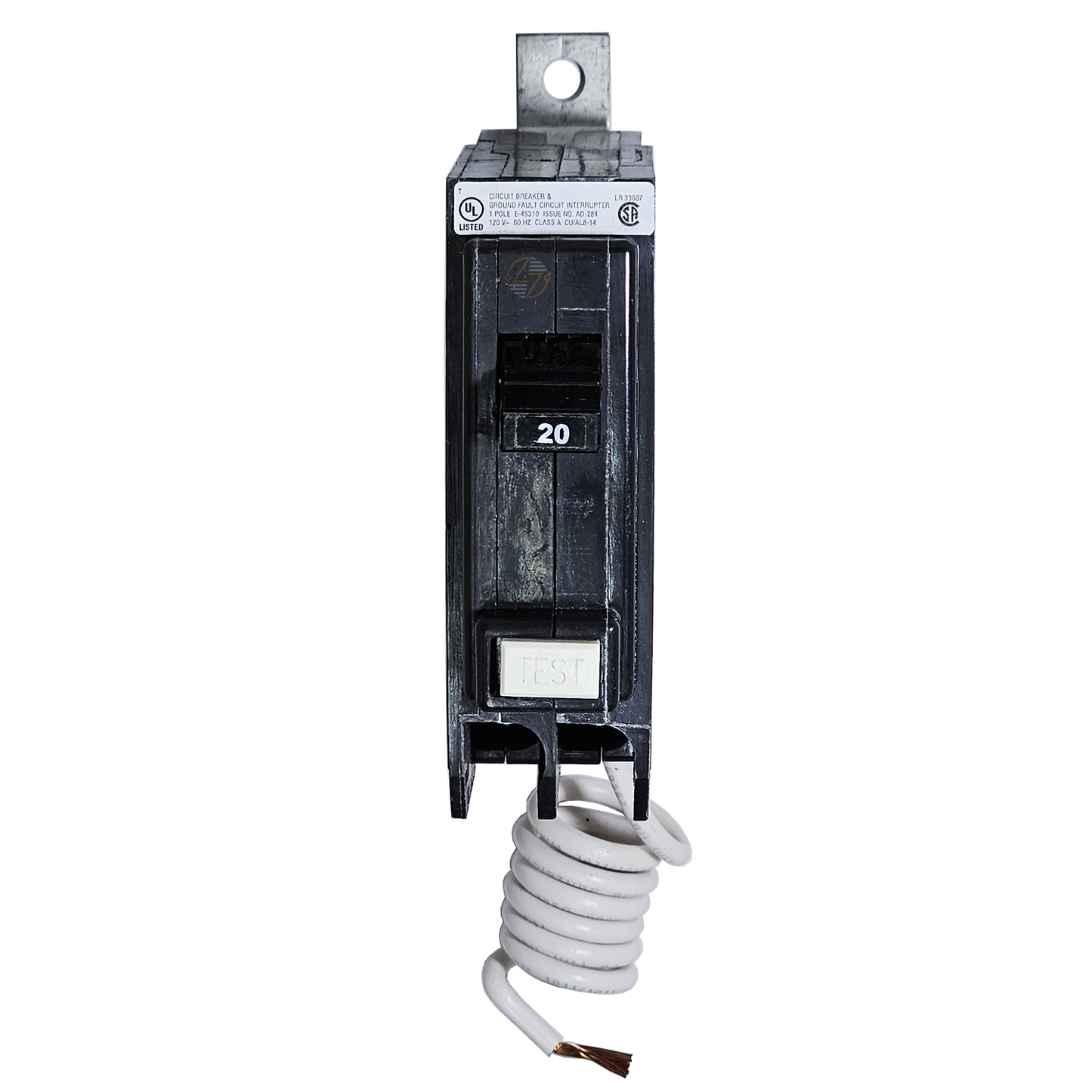 QBHGFT1020 - 20 Amp, GFCI (5mA) Circuit Breaker