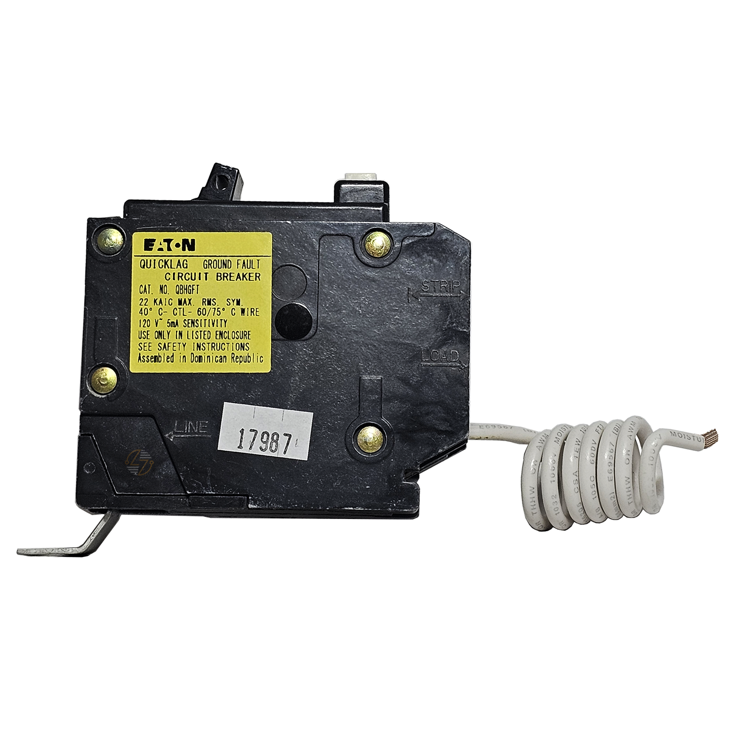 QBHGFT1015 - 15 Amp, GFCI (5mA) Circuit Breaker