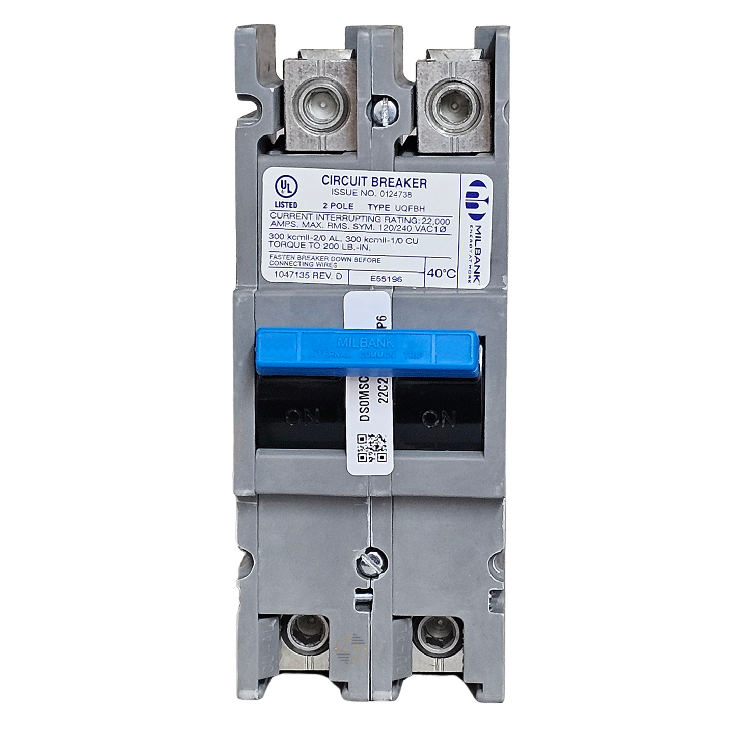 UQFBH-100 - 100A 22k Feed-Thru Circuit Breaker