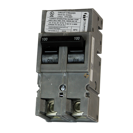 UQFP-125 - 125Amp Circuit Breaker